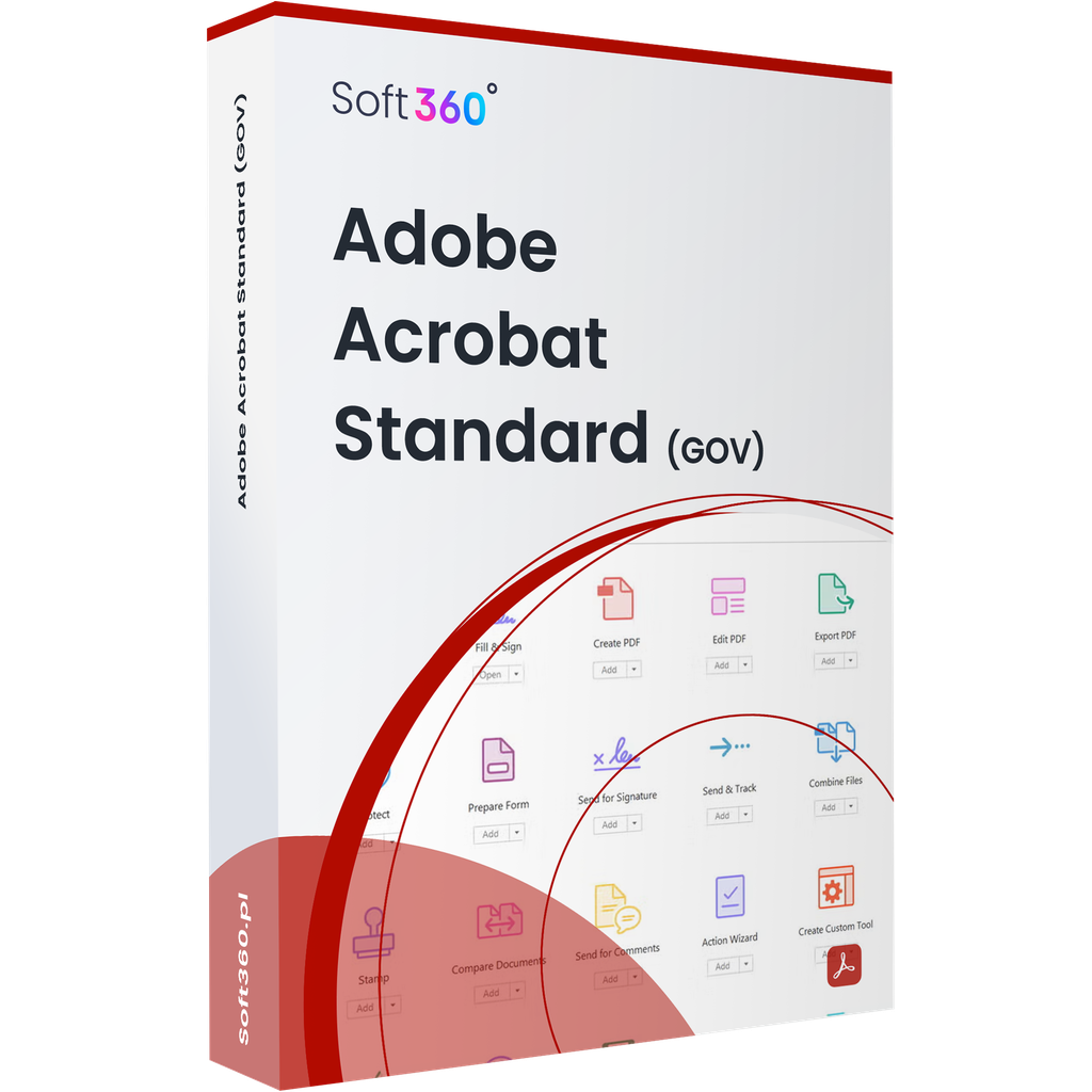 Adobe Acrobat DC Standard for Teams Win/Mac – Government License