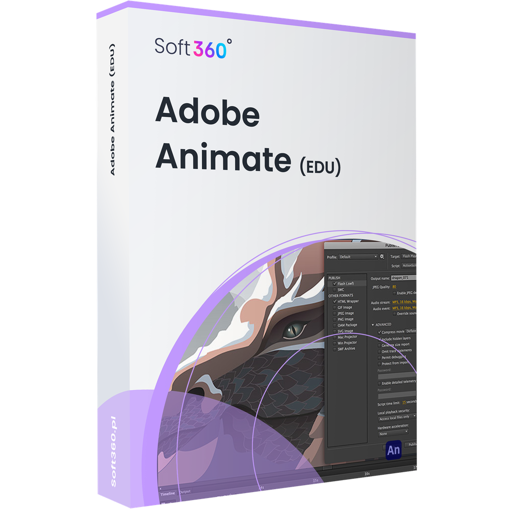 Adobe Animate CC Teams  Win/Mac – Named User License for EDU Institutions
