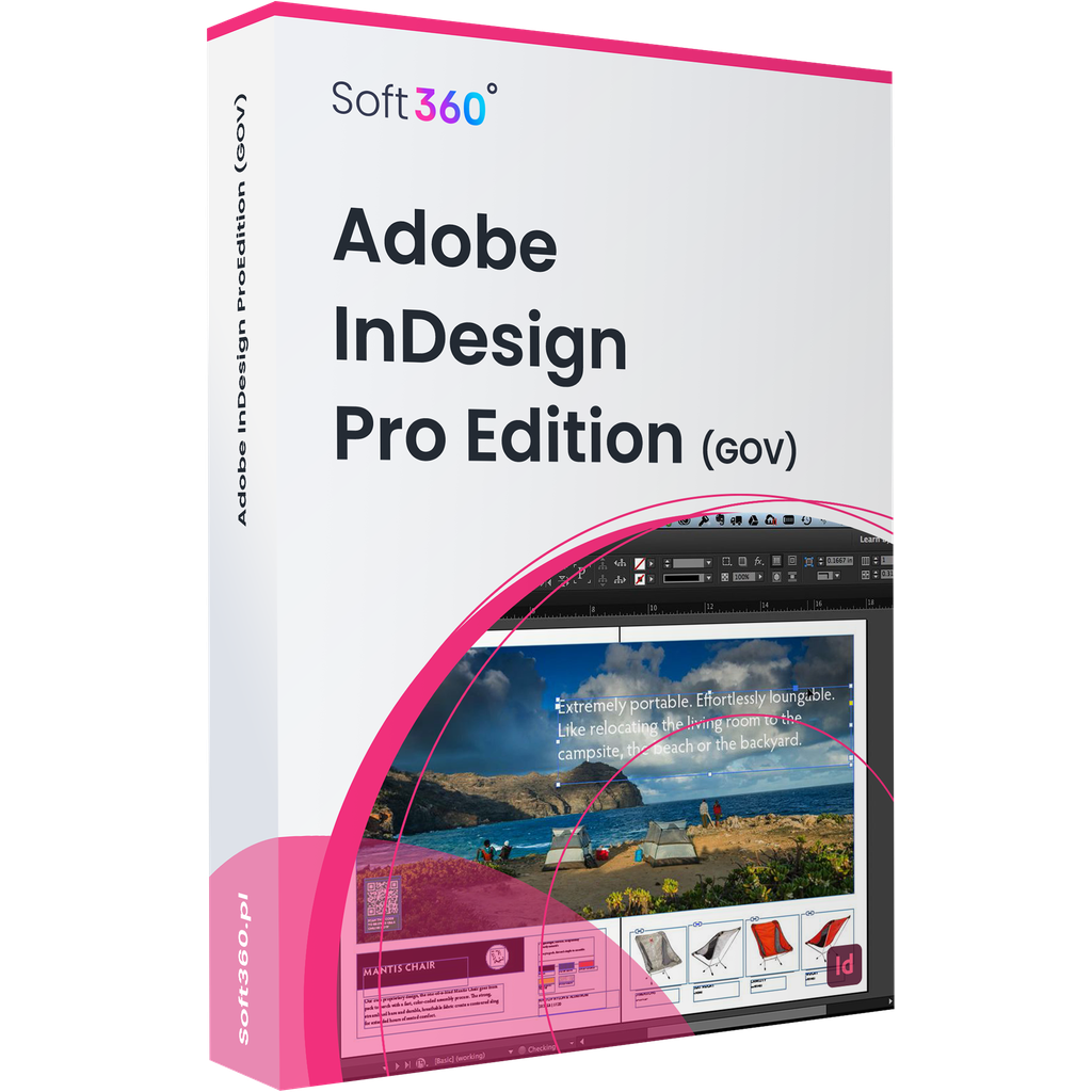 Adobe InDesign CC for Teams - Pro Edition  Win/Mac – Government License