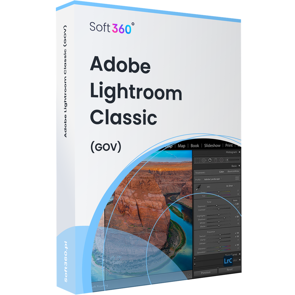 Adobe Lightroom Classic CC 1TB  Win/Mac – Government License