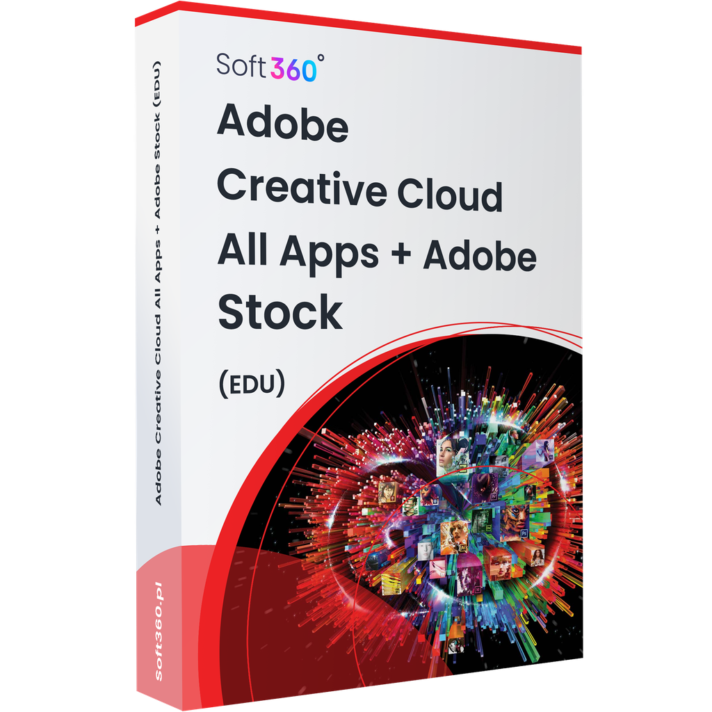 Adobe Creative Cloud for Teams with Adobe Stock Service  Win/Mac – Named License for EDU Institutions